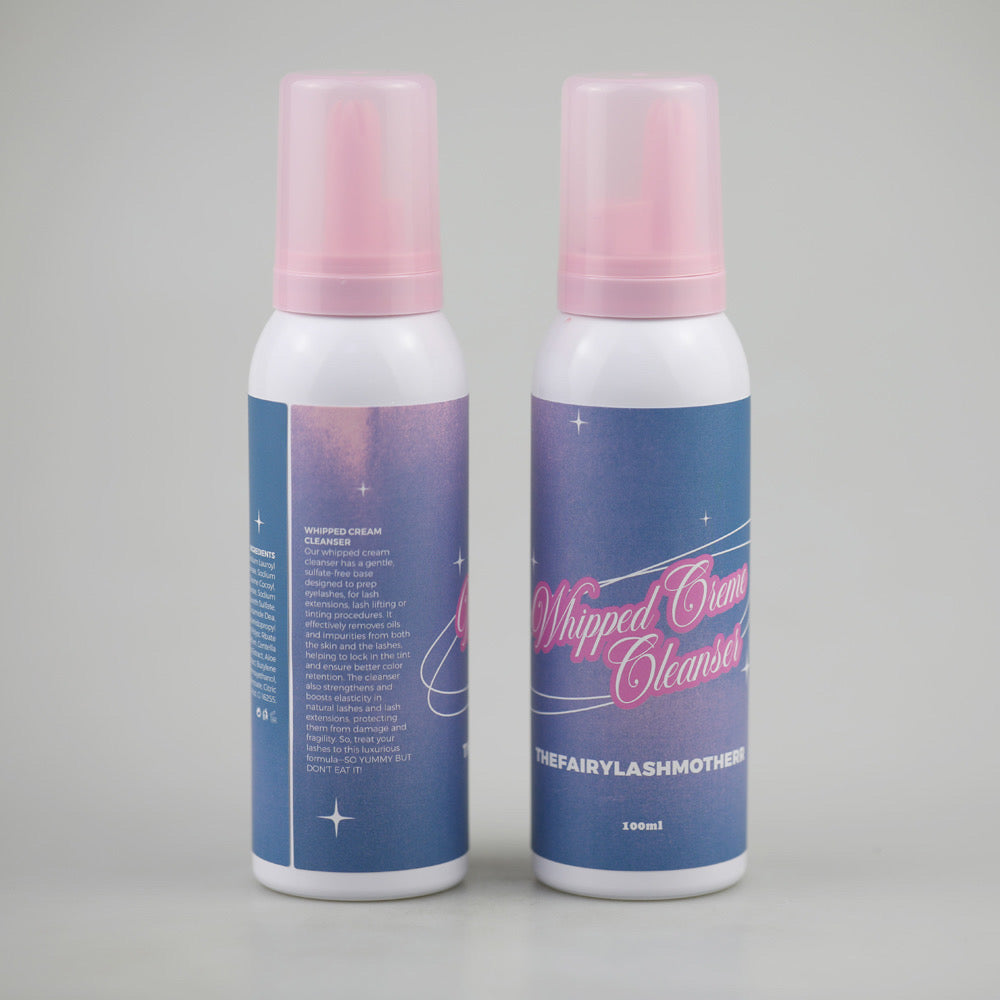 Whipped cream cleanser