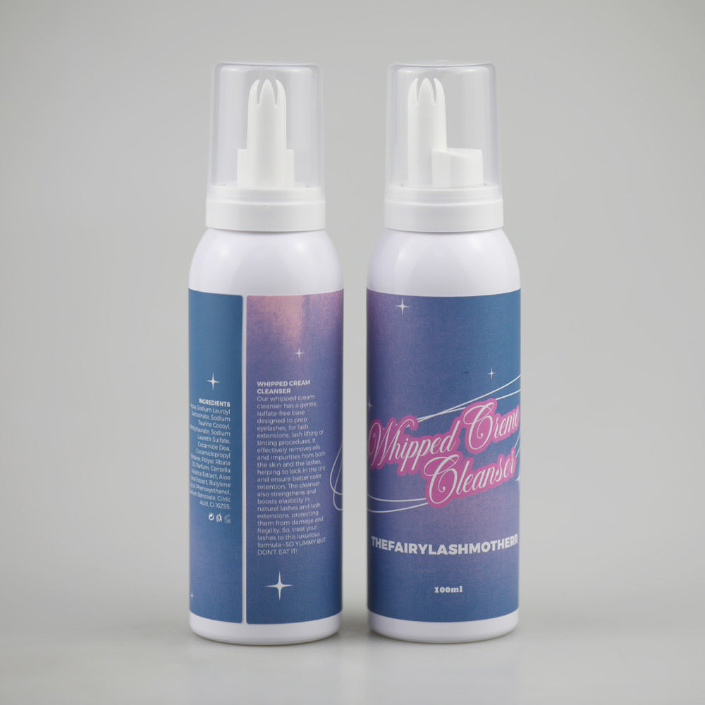 Whipped cream cleanser