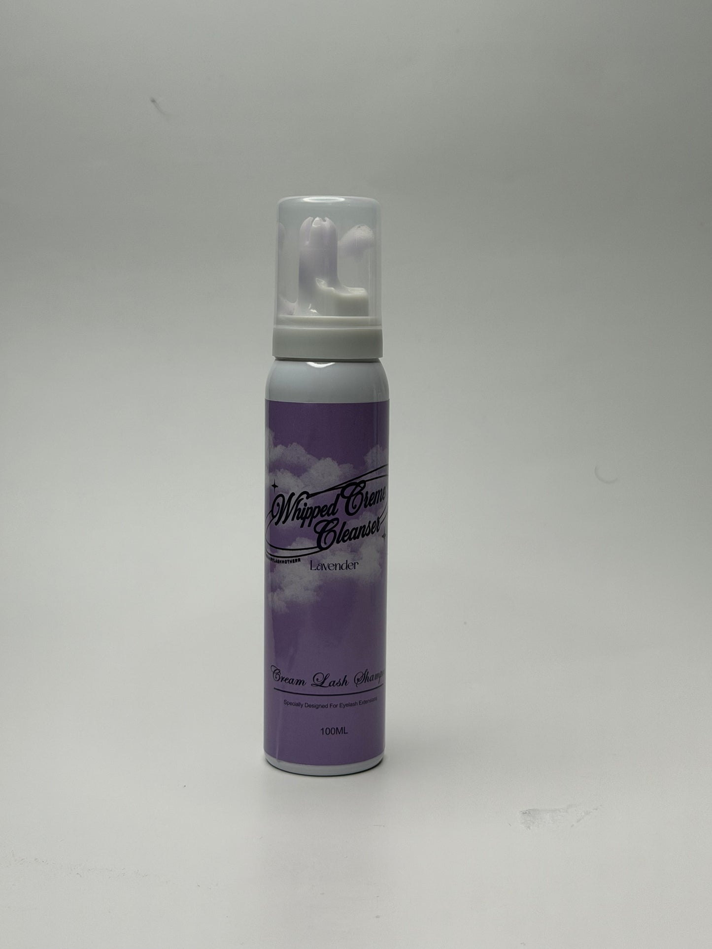 Whipped cream cleanser